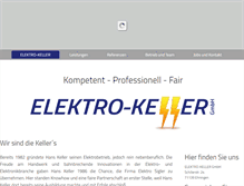 Tablet Screenshot of keller-elektro.de